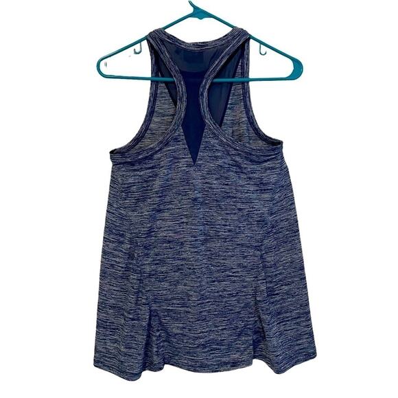 Athleta Utopia Mesh Racerback Blue Tank Top‎ XS - Picture 3 of 6